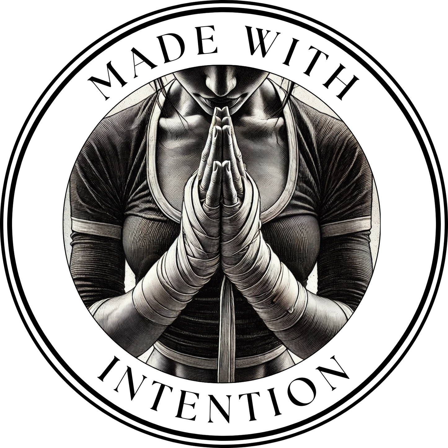 Boxer's Prayer, Hers, Crop Hoodie