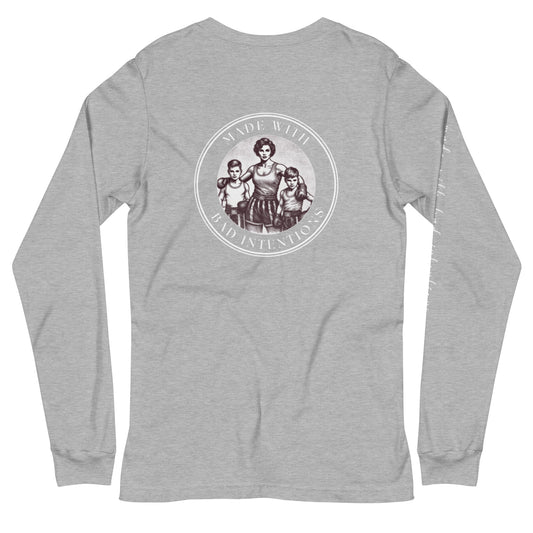 Tough Mother, Unisex Long Sleeve Tee (with sleeve text)