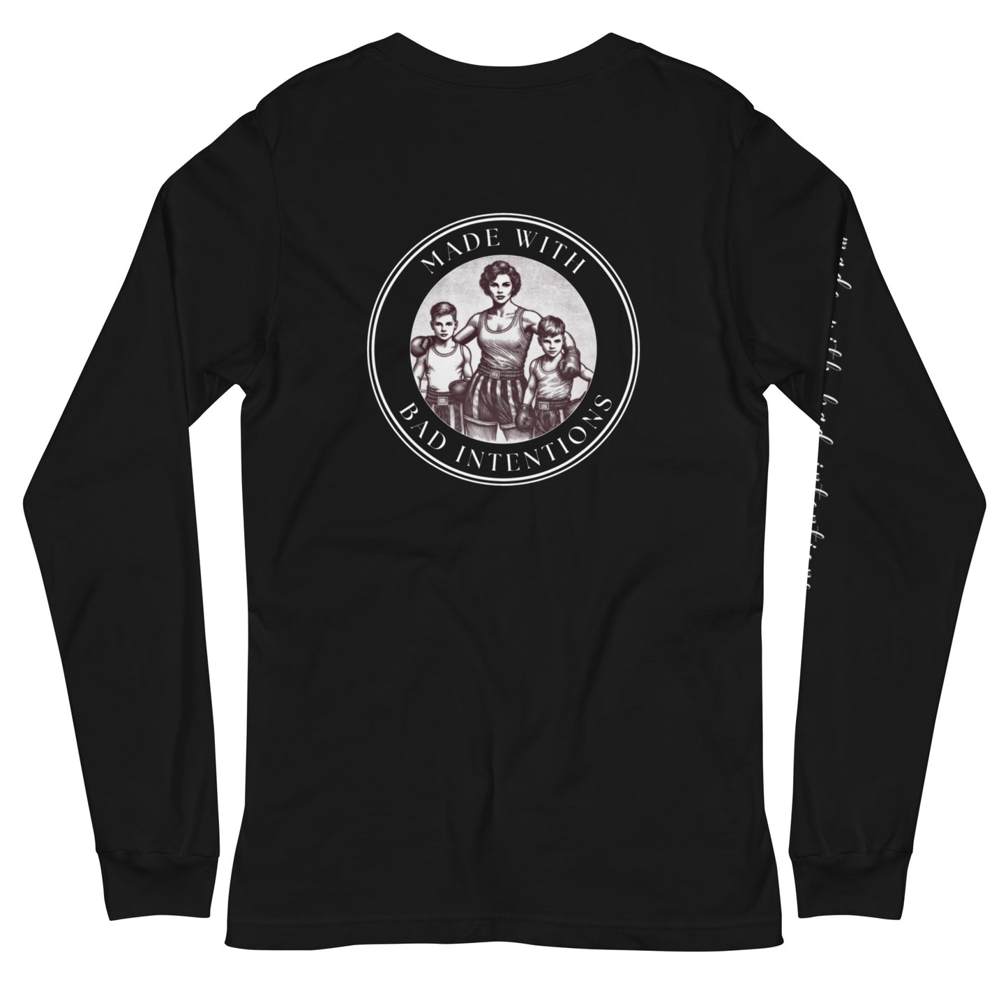 Tough Mother, Unisex Long Sleeve Tee (with sleeve text)