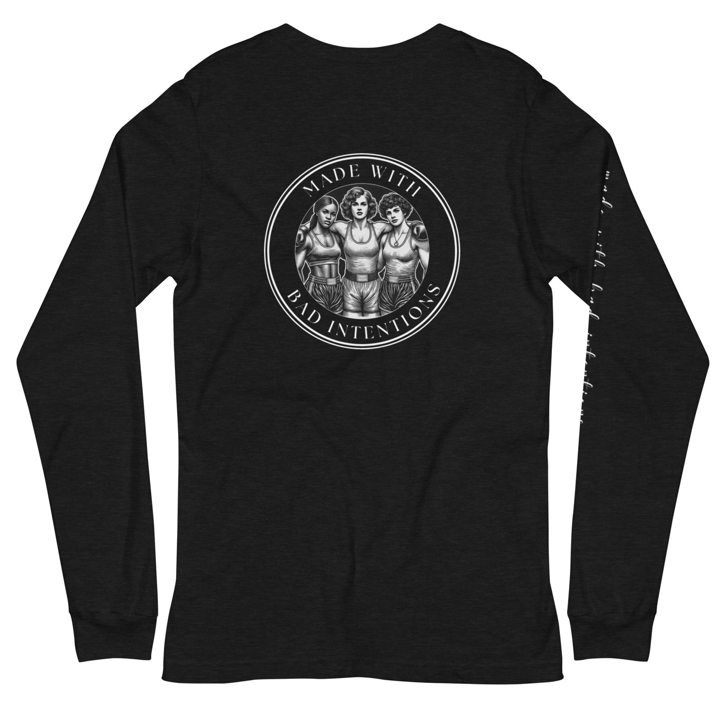 Tough Women, Unisex Long Sleeve Tee (with sleeve text)