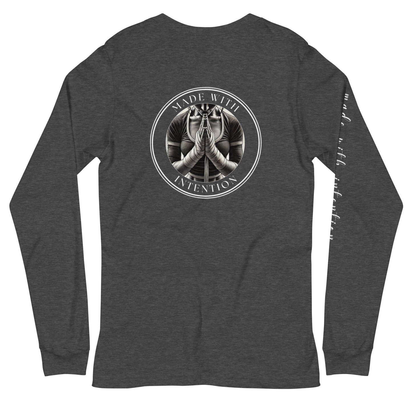 Boxer's Prayer, Hers, Unisex Long Sleeve Tee (with sleeve text)