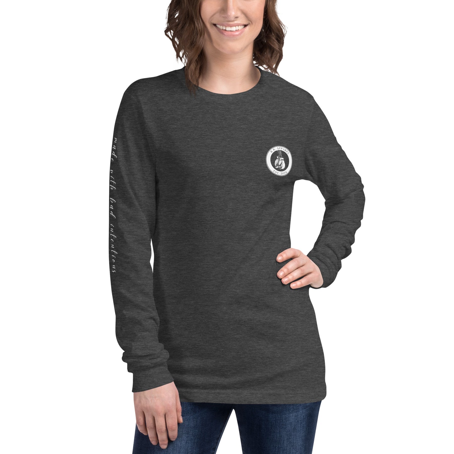 Tough Women, Unisex Long Sleeve Tee (with sleeve text)