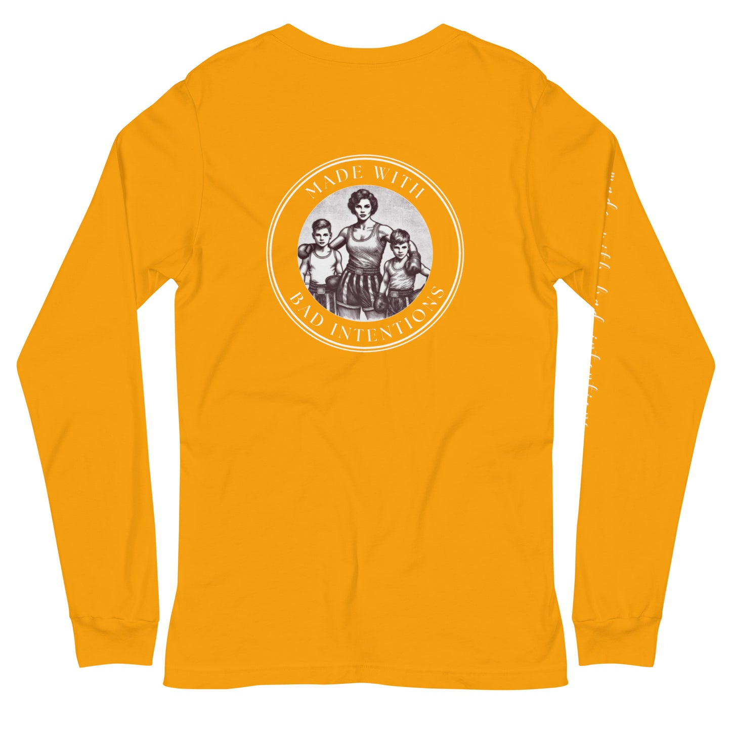 Tough Mother, Unisex Long Sleeve Tee (with sleeve text)