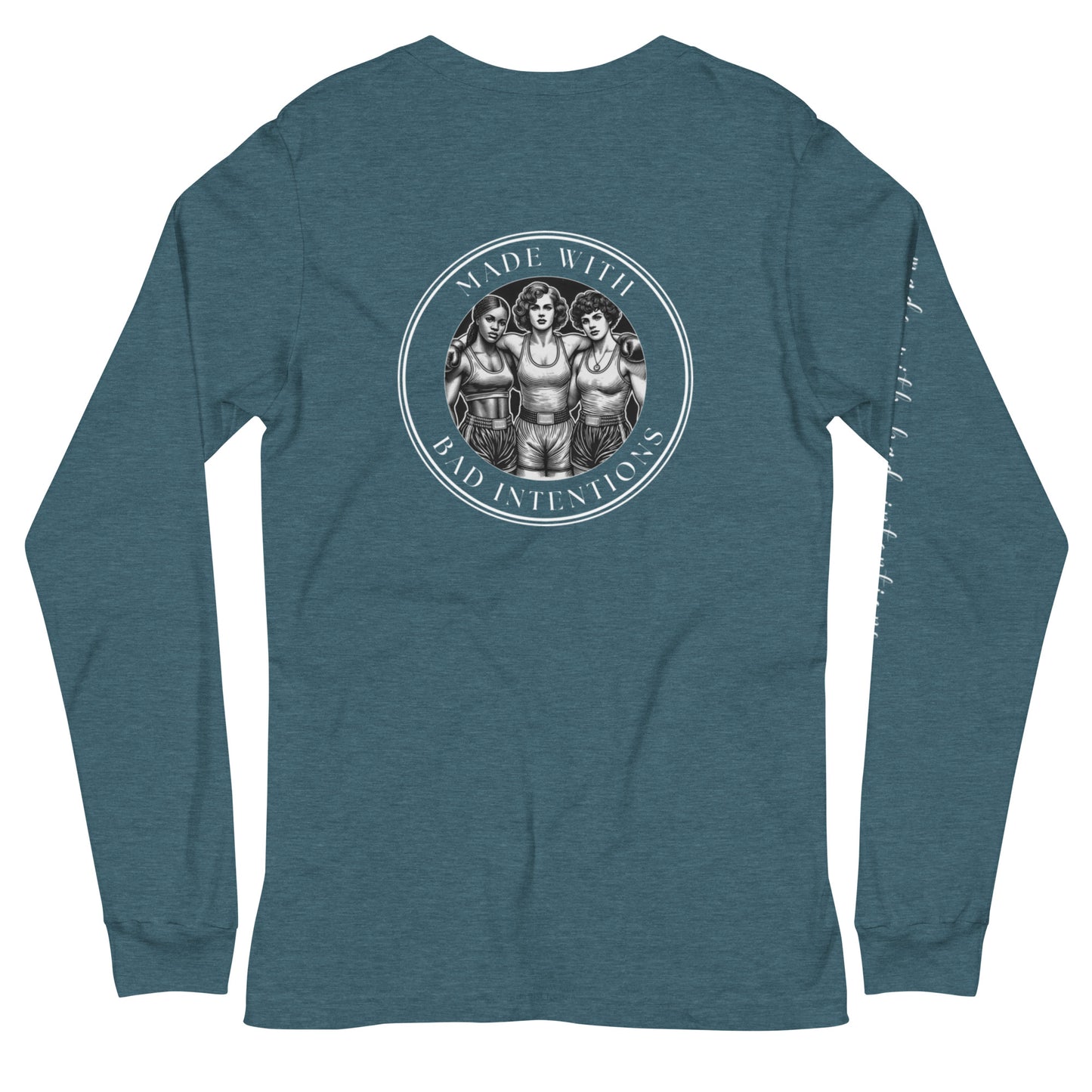 Tough Women, Unisex Long Sleeve Tee (with sleeve text)