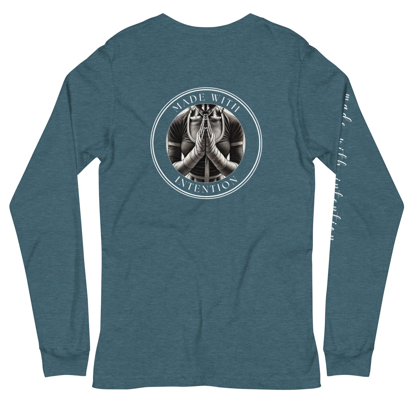 Boxer's Prayer, Hers, Unisex Long Sleeve Tee (with sleeve text)