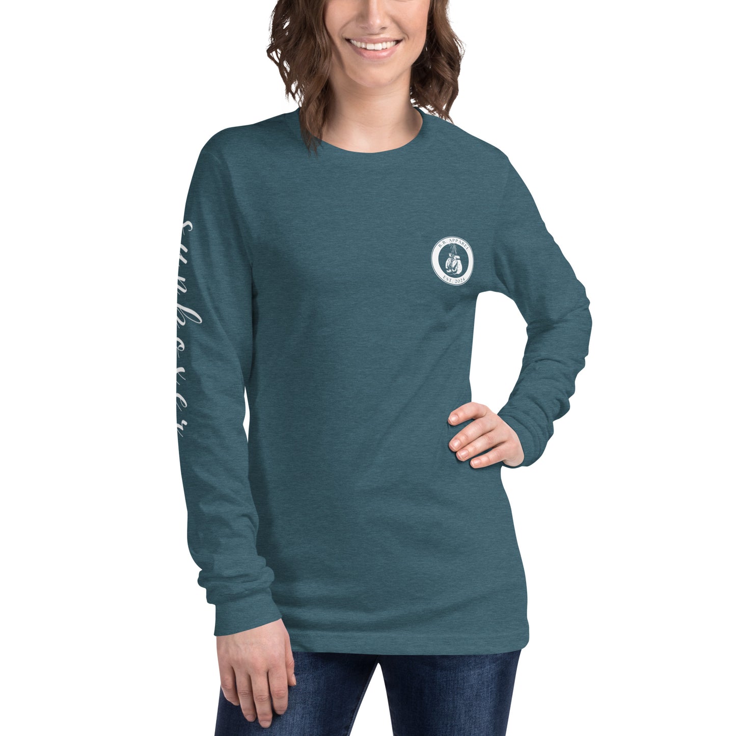Sunboxer, Unisex Long Sleeve Tee (with sleeve text)