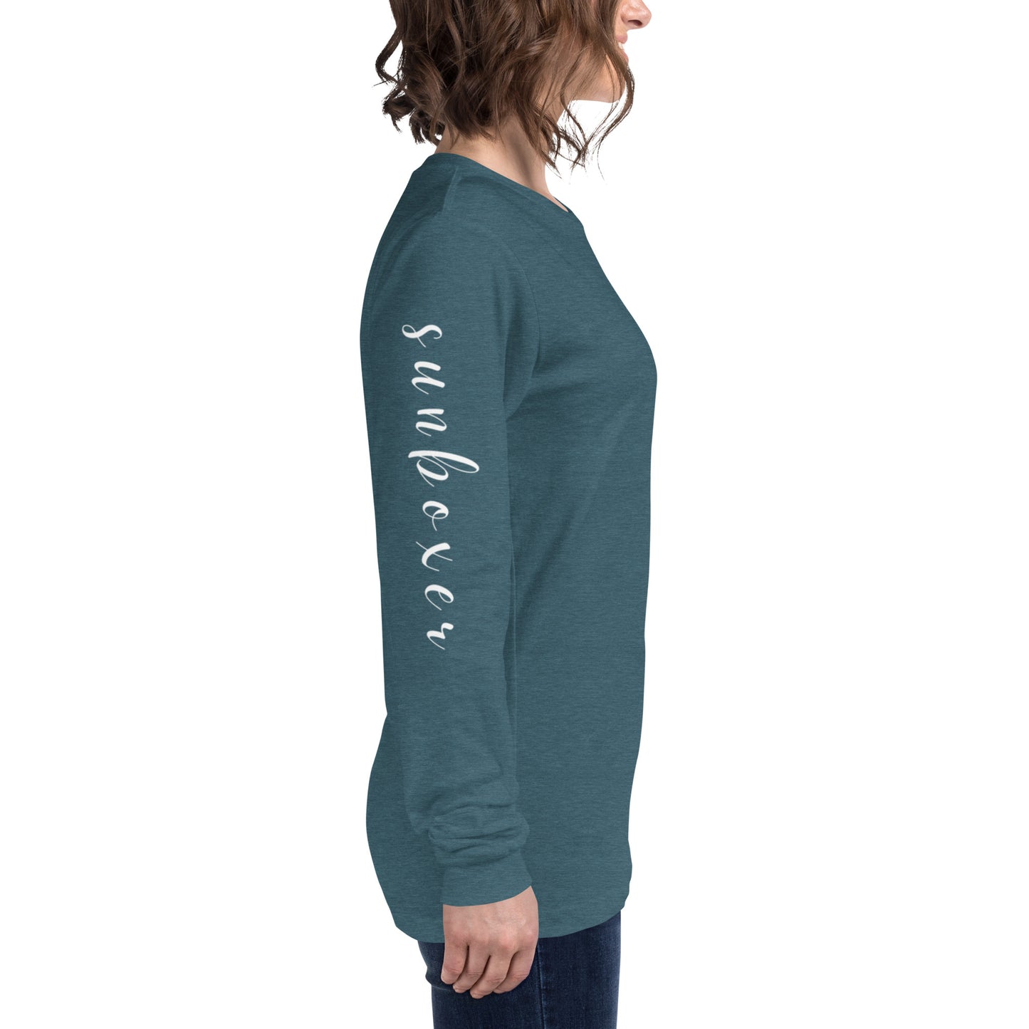 Sunboxer, Unisex Long Sleeve Tee (with sleeve text)