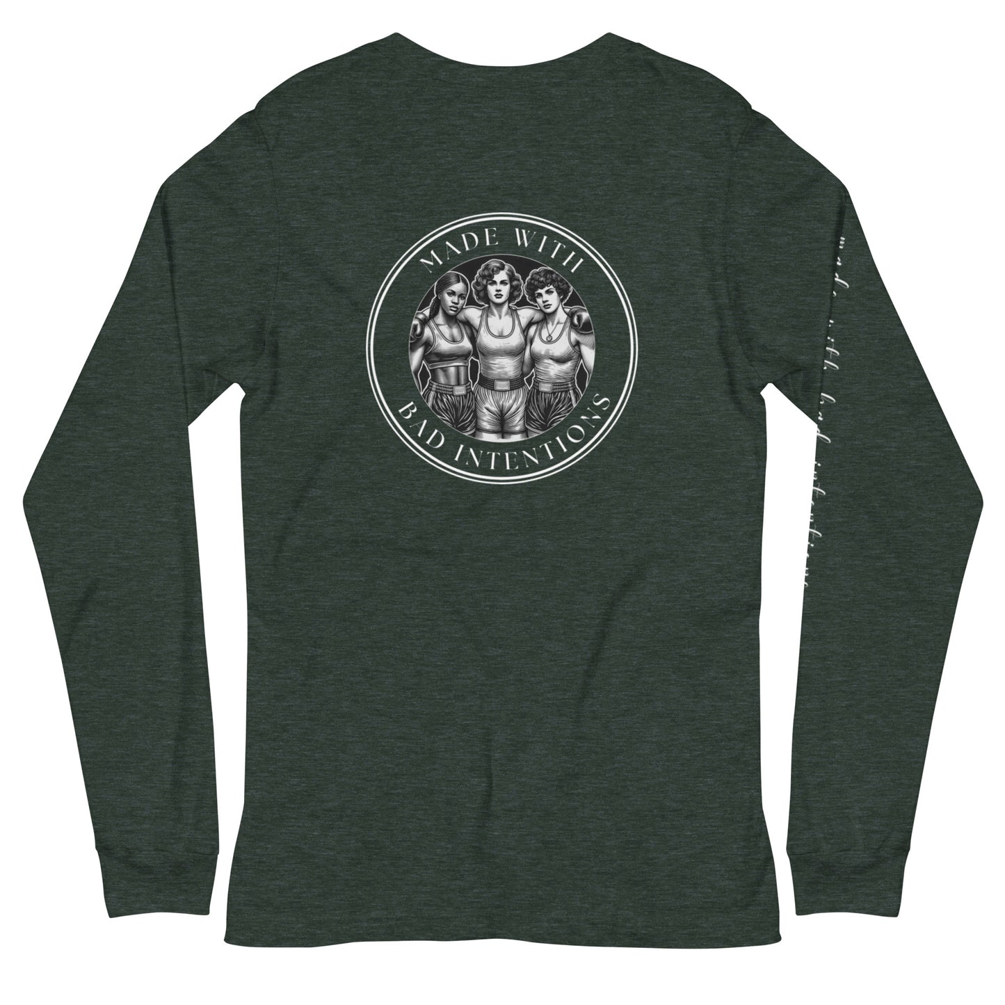Tough Women, Unisex Long Sleeve Tee (with sleeve text)
