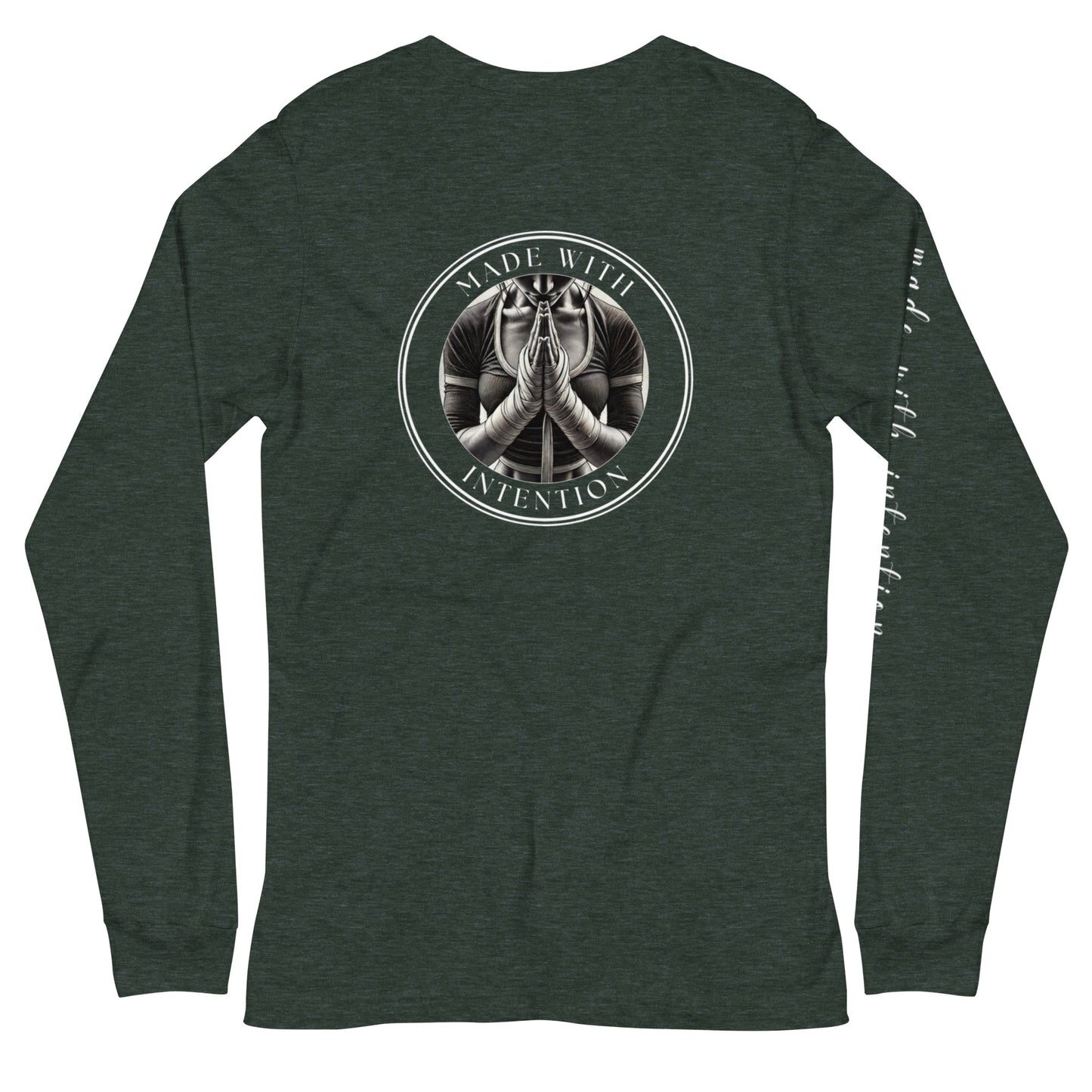 Boxer's Prayer, Hers, Unisex Long Sleeve Tee (with sleeve text)