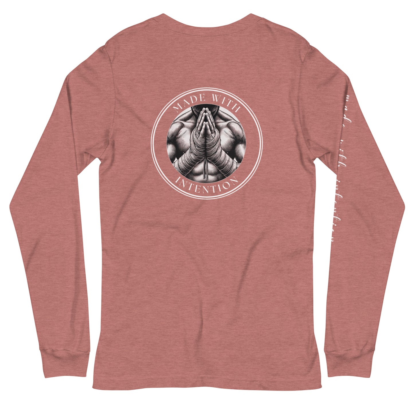 Boxer's Prayer, His, Unisex Long Sleeve Tee (with sleeve text)