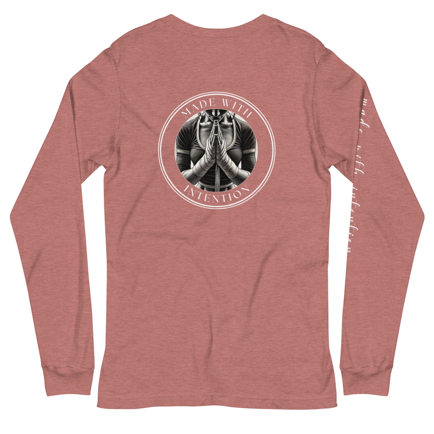 Boxer's Prayer, Hers, Unisex Long Sleeve Tee (with sleeve text)