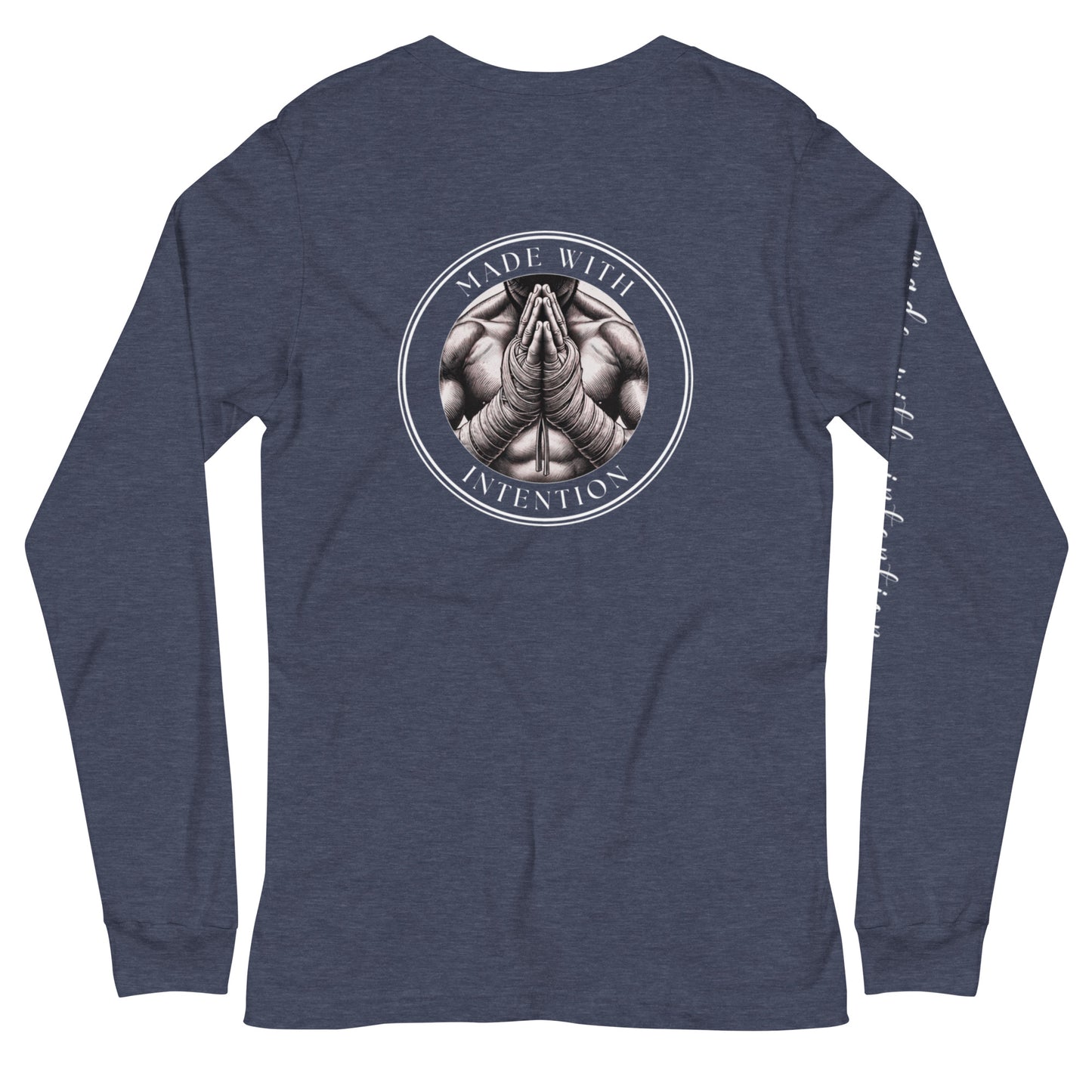 Boxer's Prayer, His, Unisex Long Sleeve Tee (with sleeve text)