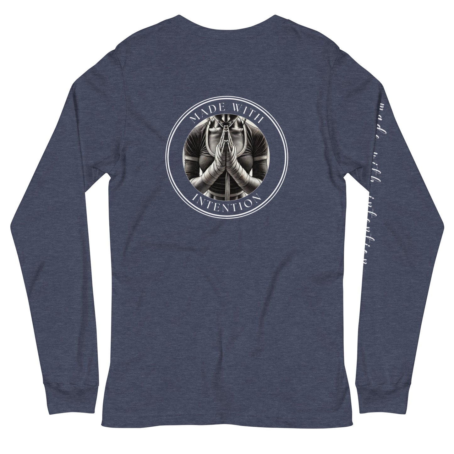 Boxer's Prayer, Hers, Unisex Long Sleeve Tee (with sleeve text)
