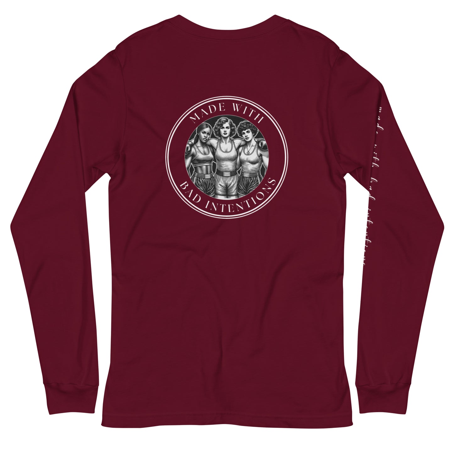 Tough Women, Unisex Long Sleeve Tee (with sleeve text)