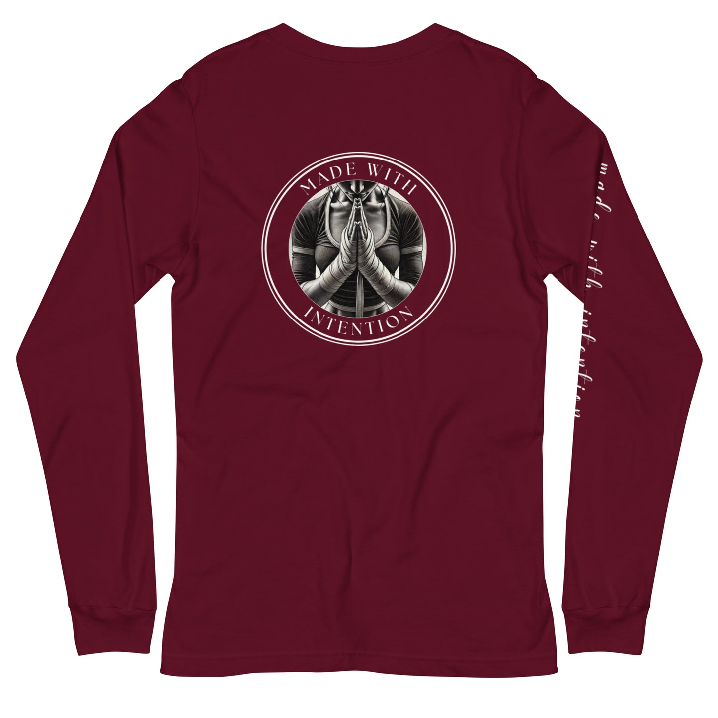 Boxer's Prayer, Hers, Unisex Long Sleeve Tee (with sleeve text)
