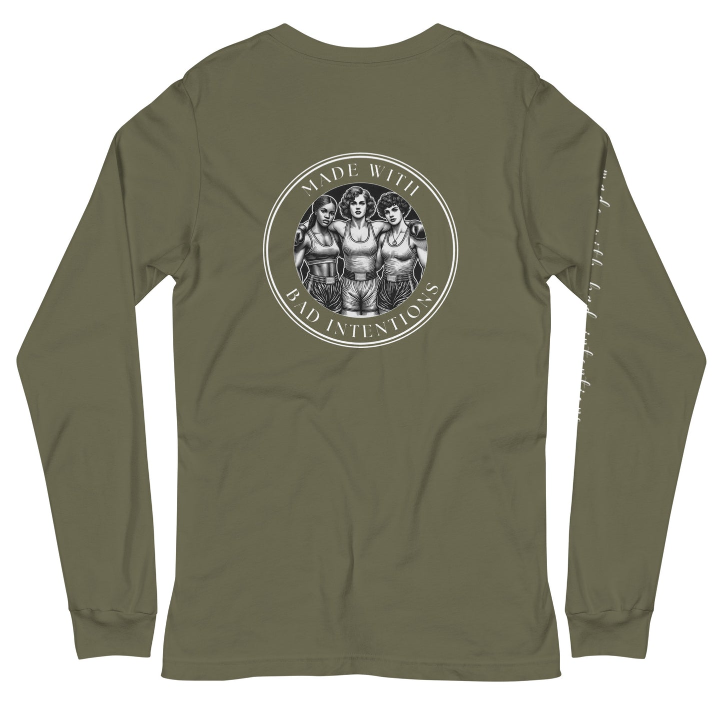 Tough Women, Unisex Long Sleeve Tee (with sleeve text)