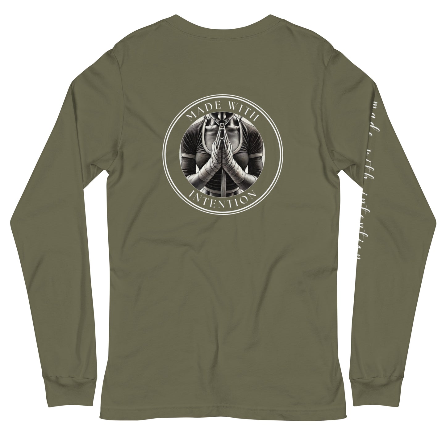 Boxer's Prayer, Hers, Unisex Long Sleeve Tee (with sleeve text)