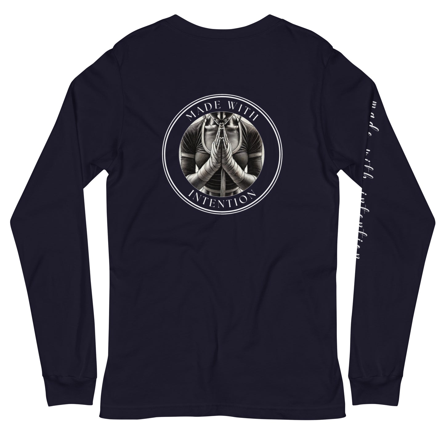Boxer's Prayer, Hers, Unisex Long Sleeve Tee (with sleeve text)