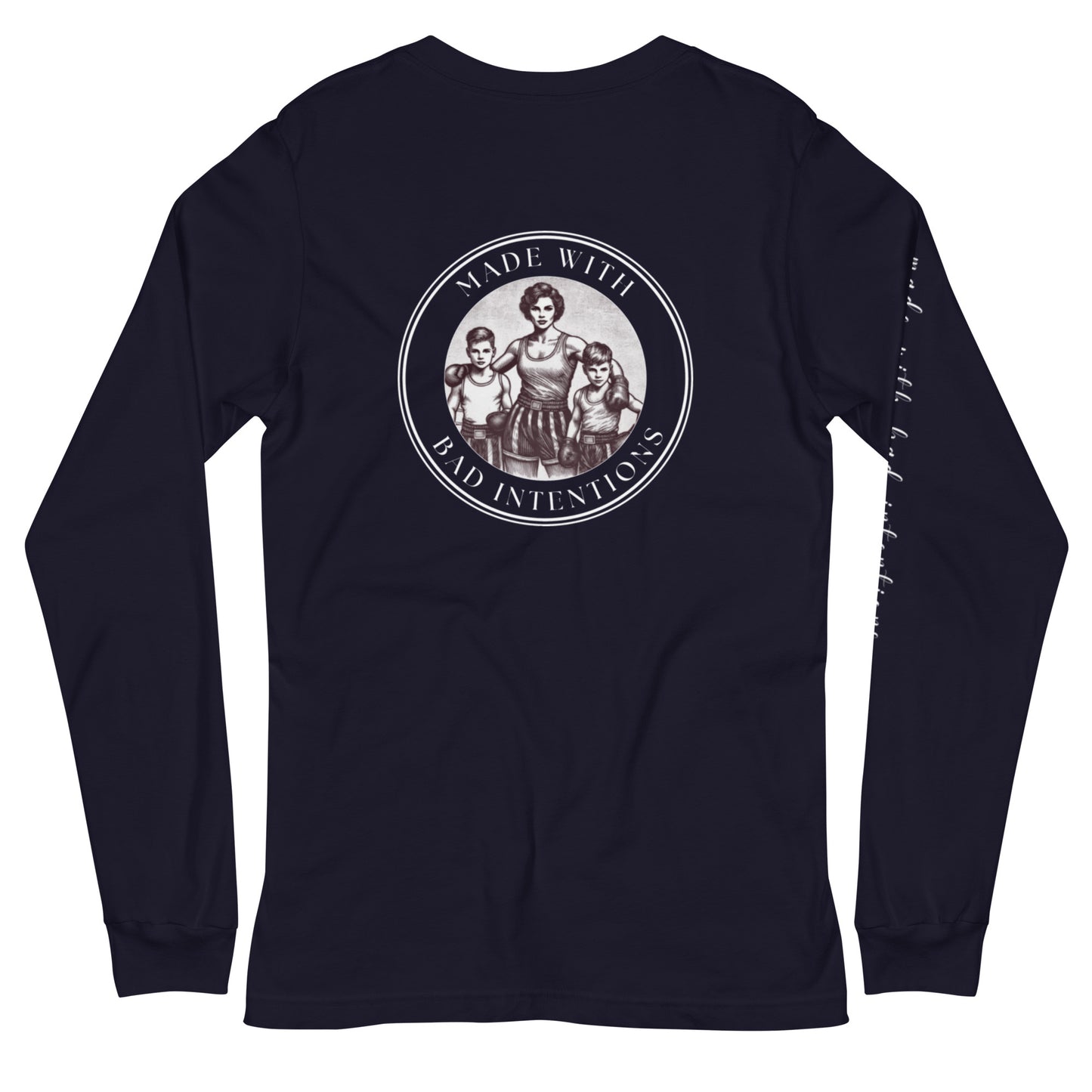 Tough Mother, Unisex Long Sleeve Tee (with sleeve text)