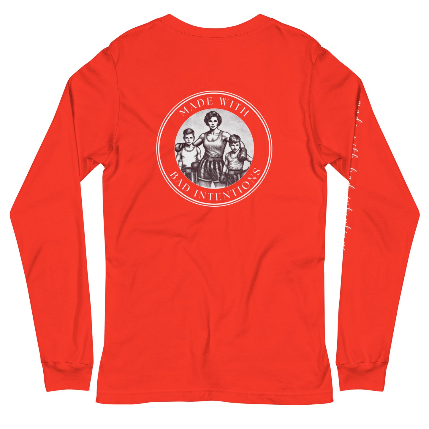 Tough Mother, Unisex Long Sleeve Tee (with sleeve text)