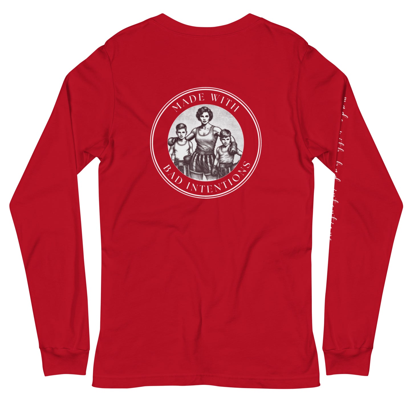 Tough Mother, Unisex Long Sleeve Tee (with sleeve text)