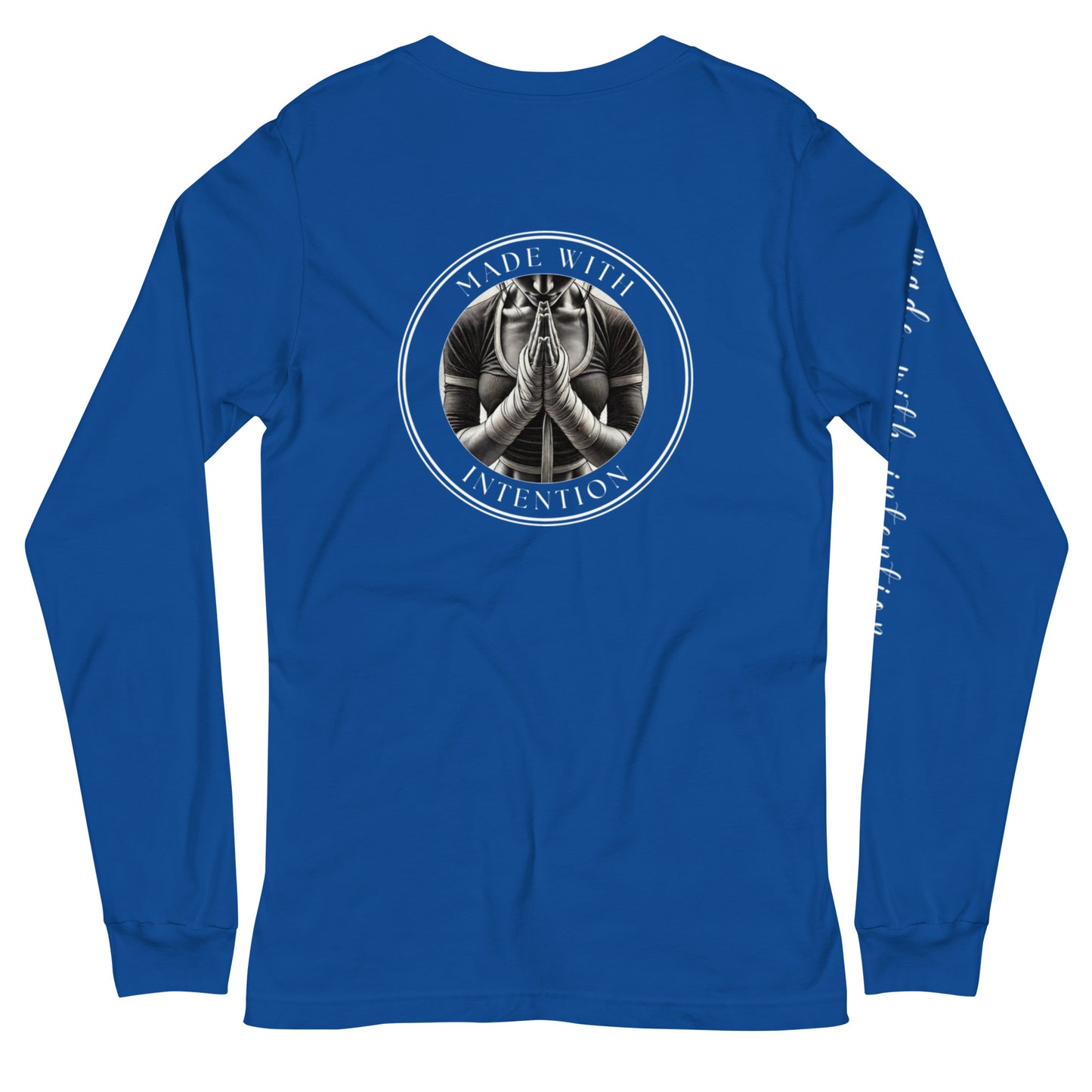 Boxer's Prayer, Hers, Unisex Long Sleeve Tee (with sleeve text)