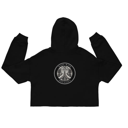 Boxer's Prayer, Hers, Crop Hoodie