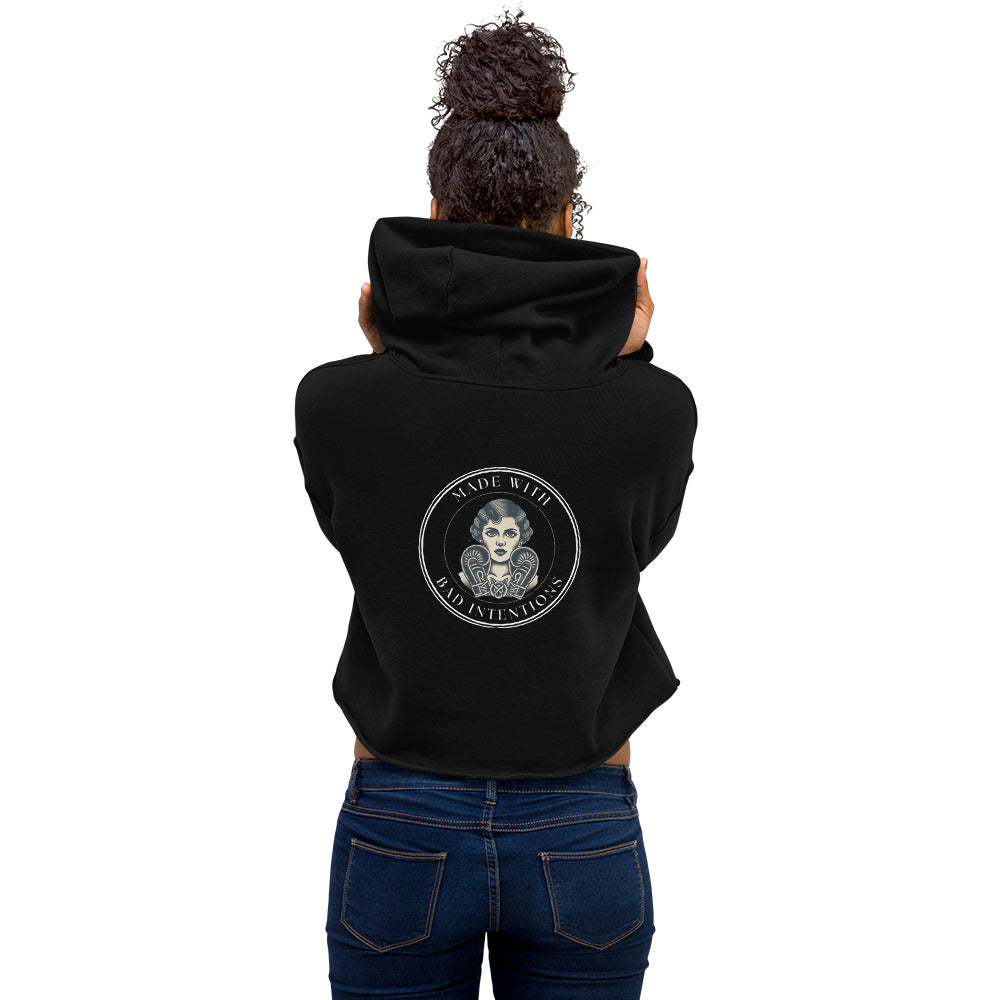 She's a Tattoo Girl, Crop Hoodie