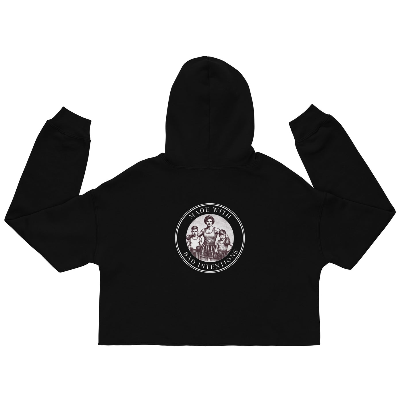 Tough Mother, Crop Hoodie