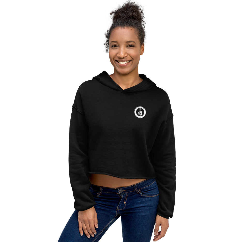 Boxer's Prayer, Hers, Crop Hoodie