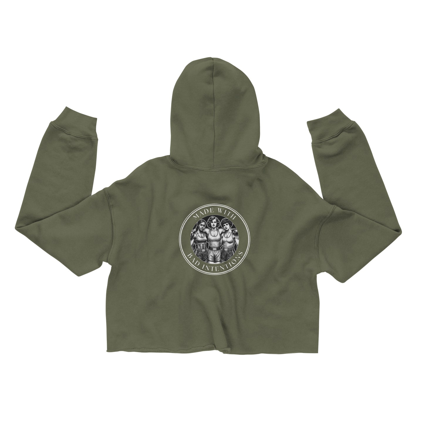 Tough Women, Crop Hoodie
