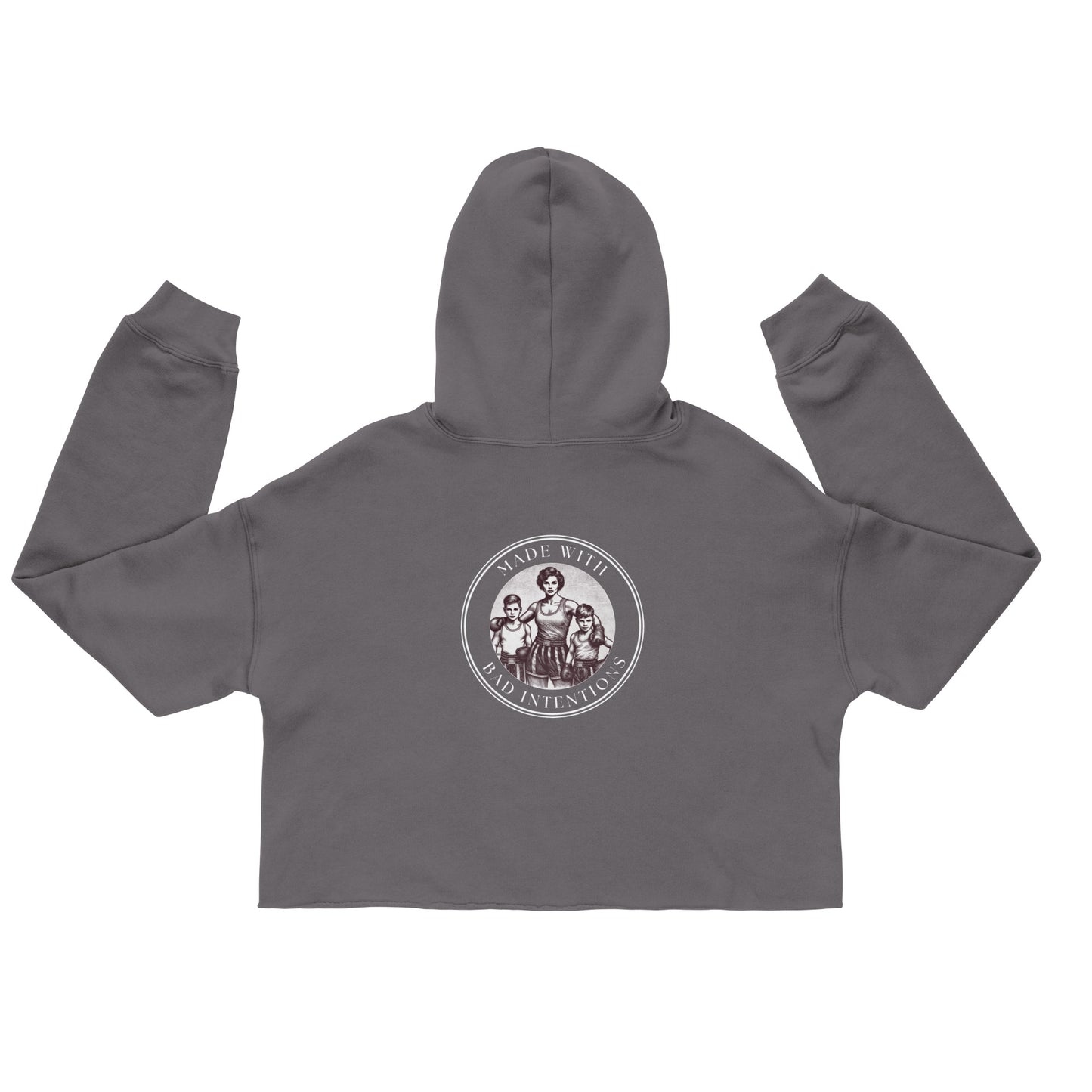 Tough Mother, Crop Hoodie