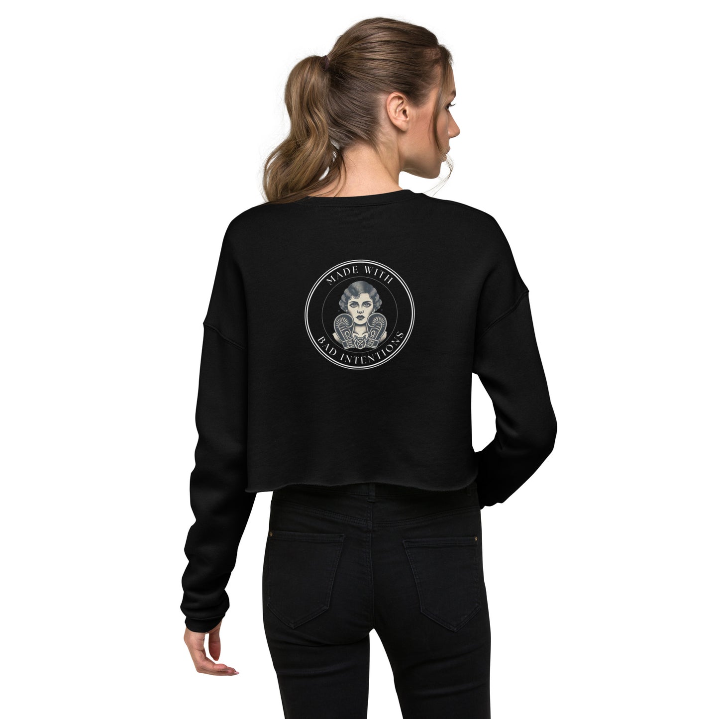 She's a Tattoo Girl, Crop Sweatshirt