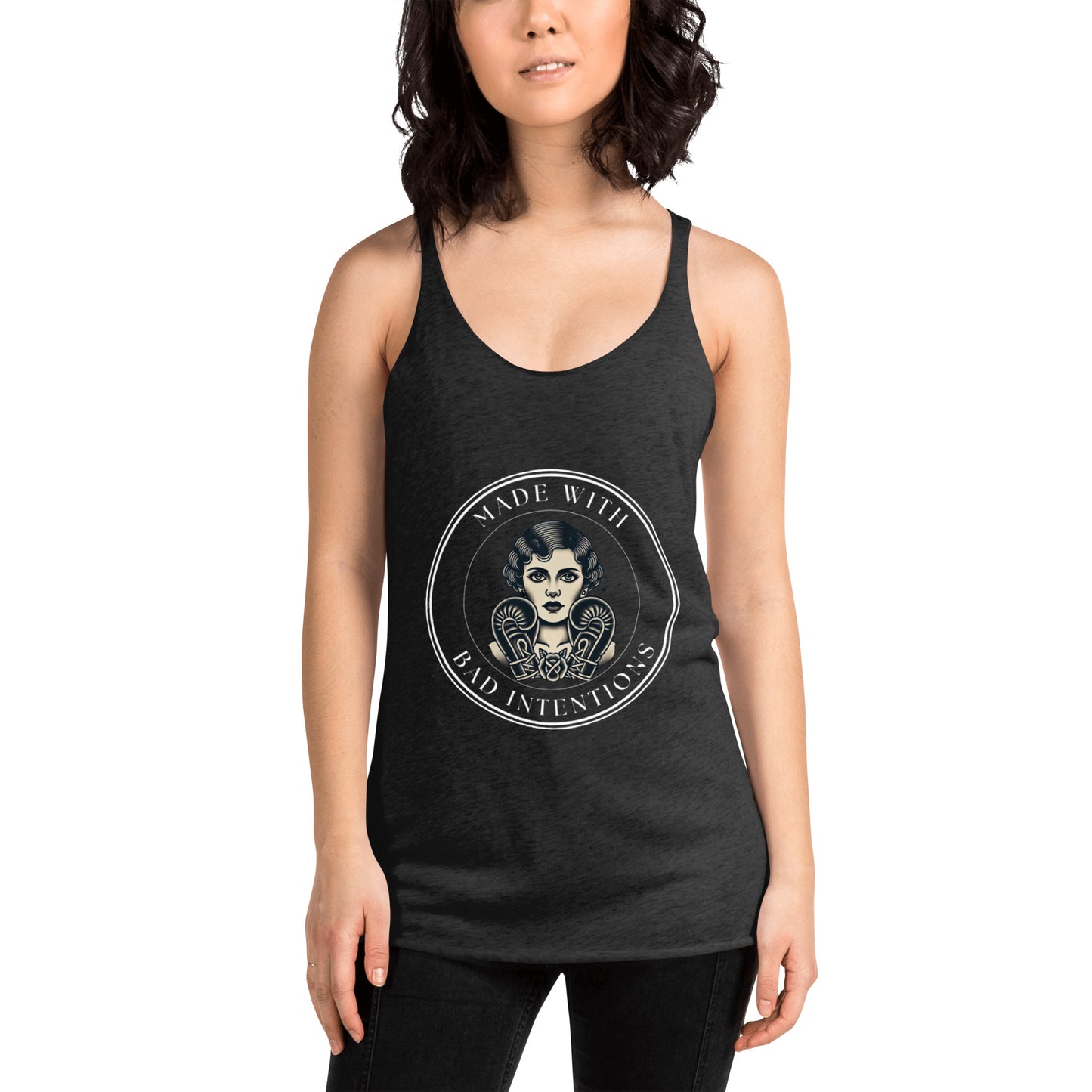 She's a Tattoo Girl, Women's Racerback Tank