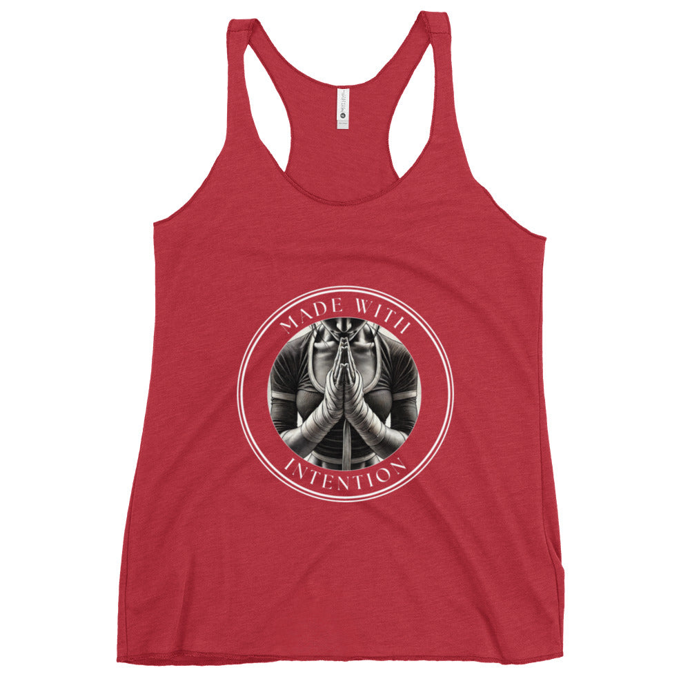Boxer's Prayer, Hers, Women's Racerback Tank