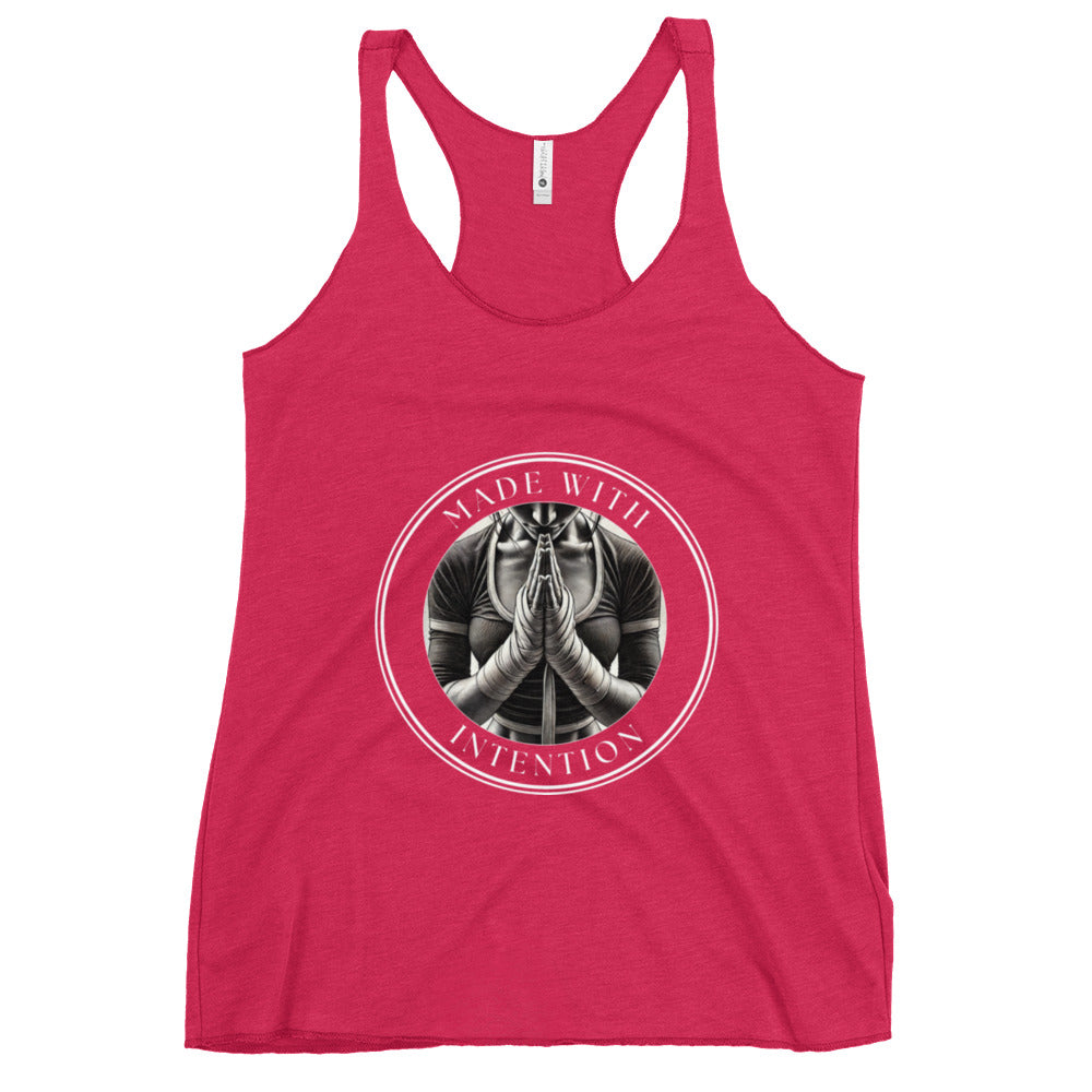 Boxer's Prayer, Hers, Women's Racerback Tank