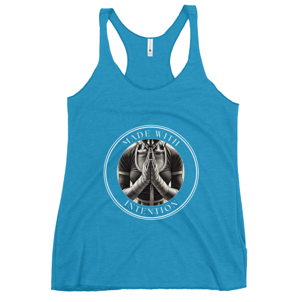 Boxer's Prayer, Hers, Women's Racerback Tank