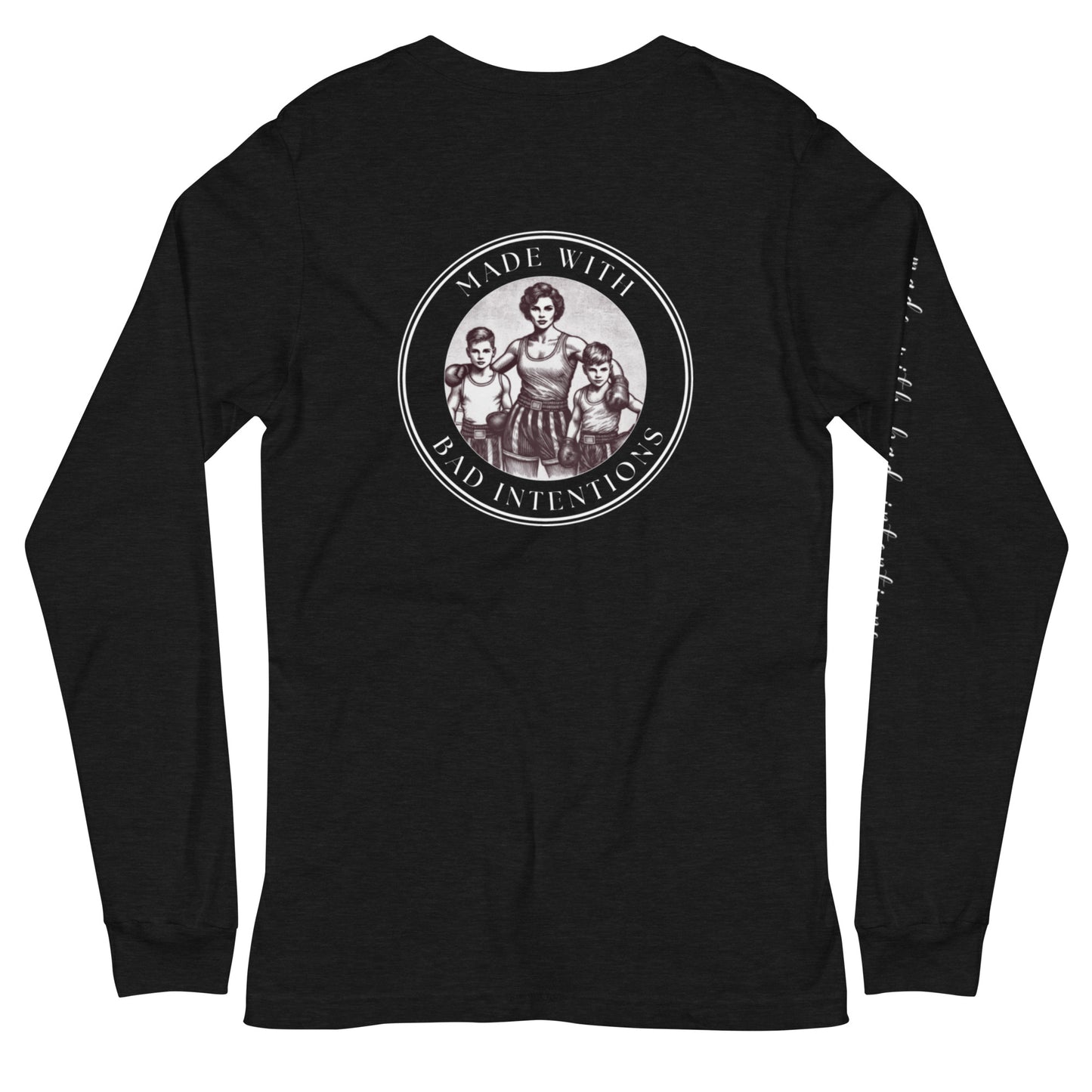 Tough Mother, Unisex Long Sleeve Tee (with sleeve text)