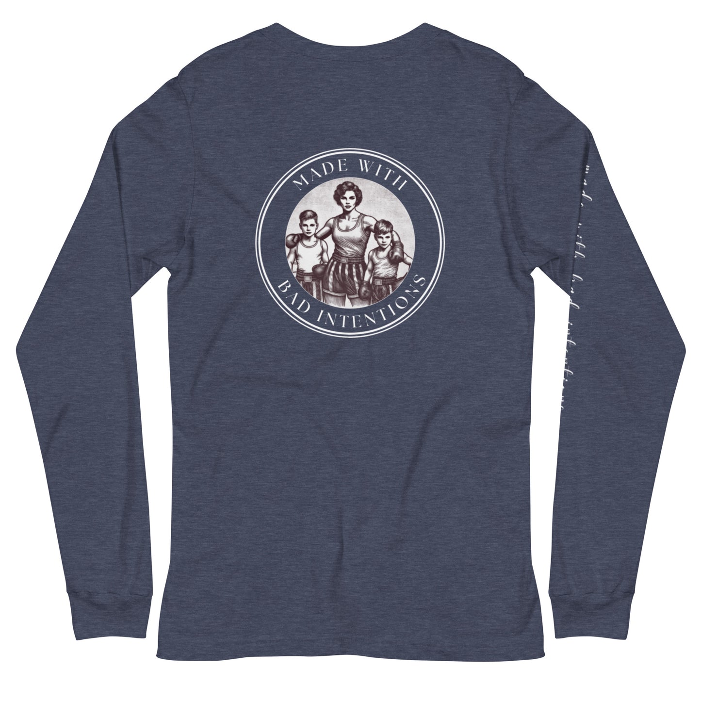 Tough Mother, Unisex Long Sleeve Tee (with sleeve text)