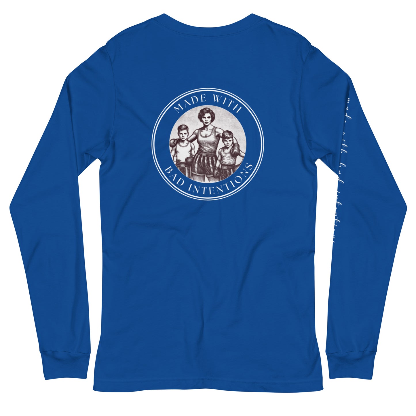 Tough Mother, Unisex Long Sleeve Tee (with sleeve text)